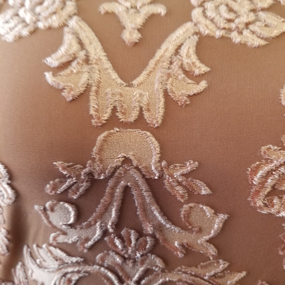 Brocade Backless Bodysuit - Picture 3 of 6